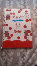 Skysoin-a5/B5-Cuadernos de anillo de diseño coreano, cuaderno de hojas sueltas de oso, leche y frutas, papelería escolar