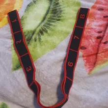 Banda elástica de látex y poliéster para yoga, cinta elástica, banda de estiramiento, bandas de resistencia, para gimnasio, para pilates, para baile latino