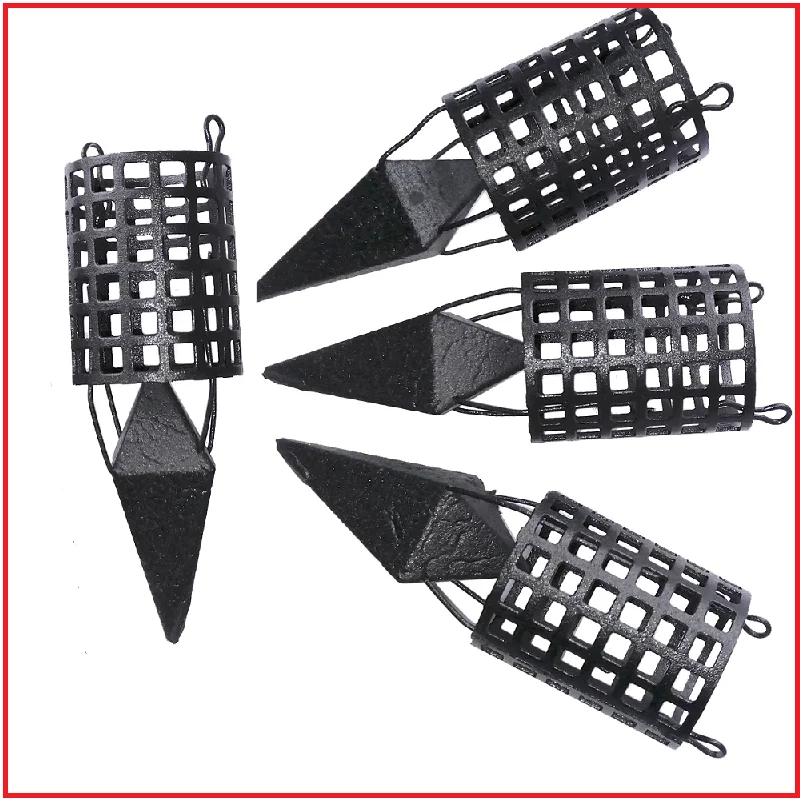 Feeder 4 PCs.Serbian bullet 100gr.110 90 80 70 60 Catch 37 tackle lure hooks catch feeders pocket line rod mounting for carp fishing bottom English