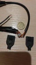 Divisor de energía DC cable para la seguridad de cctv conector de adaptador macho DC hembra a 2/3/4/5/8 adaptador de Cable divisor de conector