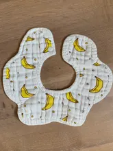 Bebé Baberos de rotación de 360 grados de 8 capas muselina gasa bebé pañuelo para niños eructo tela suave recién nacido babero infantil bebé