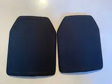 2 unids/lote UHMWPE a prueba de balas placa NIJ IIIA sola 12 x 10 balísticos Panel chaleco a prueba de balas