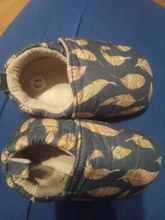 [Simfamily] Nuevo estilo suave de algodón bebé niños niñas Bebé Zapatos Zapatillas 0-6, 6-12 12-18 en primer lugar los caminantes antideslizante zapatos