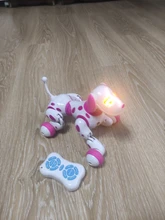 Perro Robot inteligente Programable con Control remoto, juguete de chico s inalámbrico de 2021G, Perro Robot parlante inteligente, regalo para chico de mascotas, novedad de 2,4