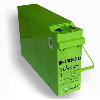 

AGM lead Battery 250Ah C100 12 V, model UP-TFS250-12 deep loop solar