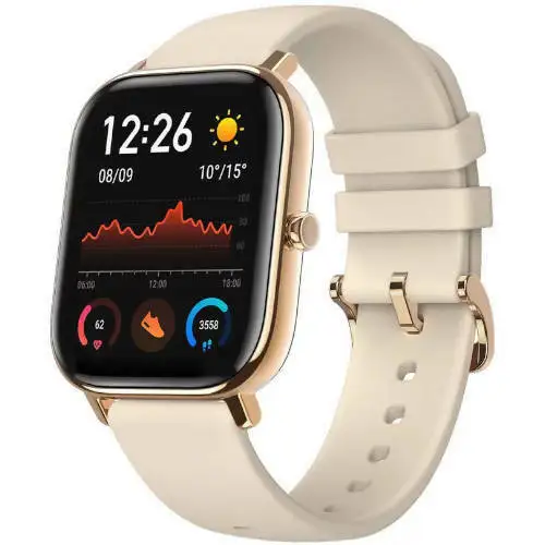 US $192.25 Global Version New watche smart Amazfit GTS 5ATM waterproof smart 14 days battery music Control IOS ANDROID