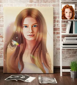 

Personalized Women 'S Abstract Caricature Of Canvas table 70x100cm-19