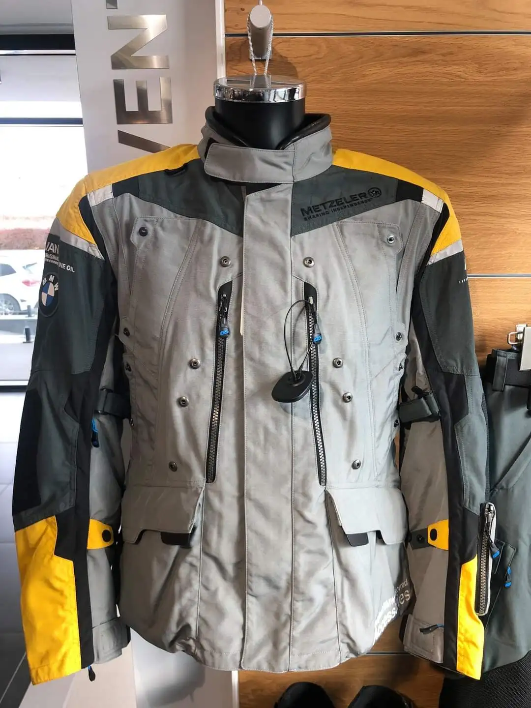 Motorrad Rallye Gray/yellow Jacket Men 