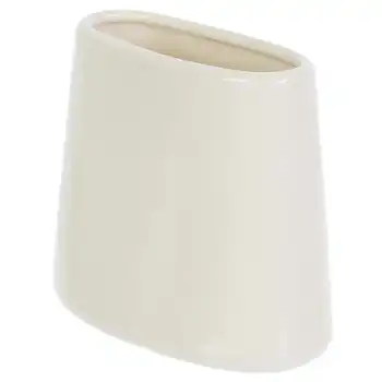 

Glass for toothbrushes desktop "Veta" ceramics color vanilla