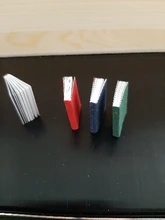 4 unidades/juego de Mini Libros en miniatura para casa de muñecas, accesorios para muebles, 1/12