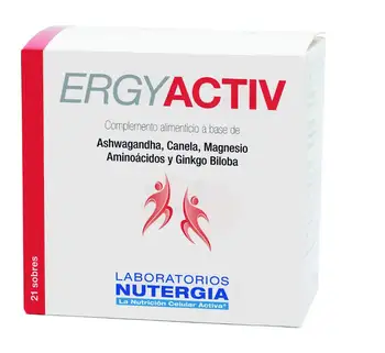 

ERGYACTIV (ASHWAGANDA CINNAMON MAGNESIUM...) 21 ENVELOPES NUTERGIA
