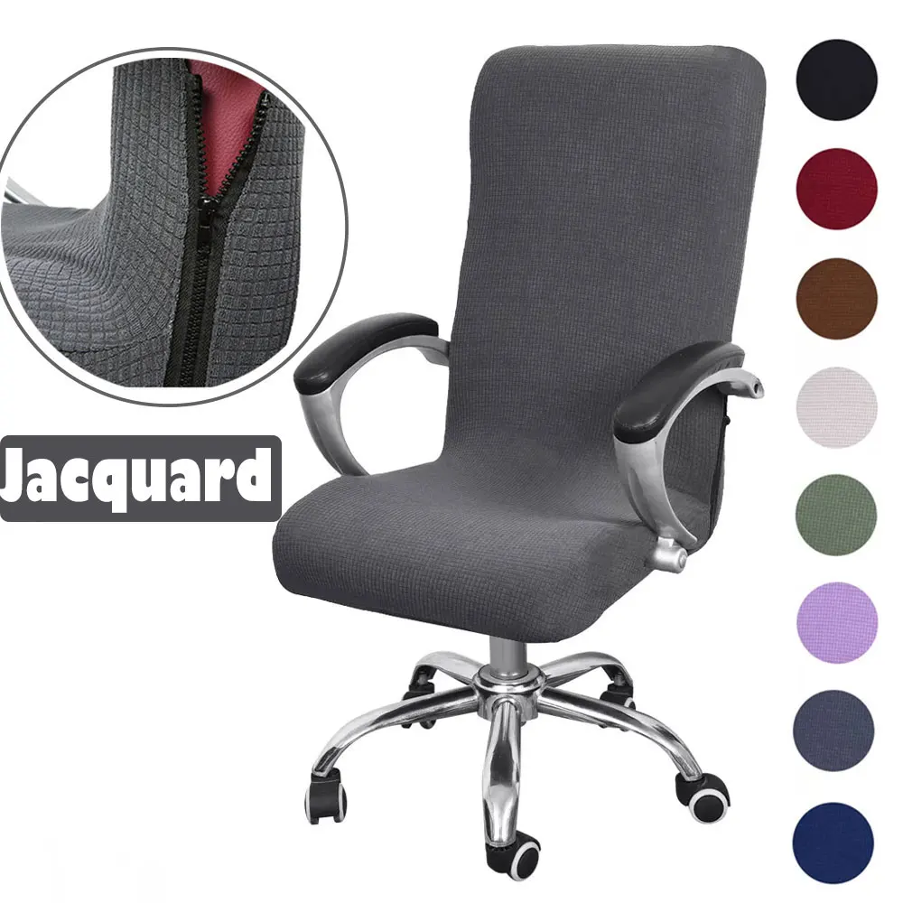 S/M/L Stretch Office Computer Chair Cover Rotating Desk Seat Spandex Waterproof Elastic Slipcover Washable Removeable | Дом и сад