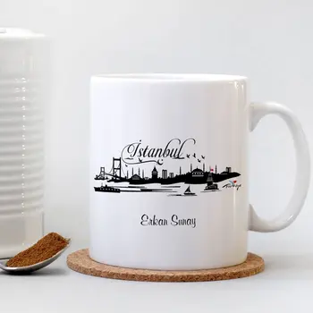 

Personalized Istanbul White Mug Cup-005