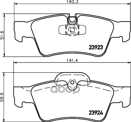 Колодки Тормозные Дисковые, Комплект Hella 8db355011421 HELLA арт. 8DB355011421