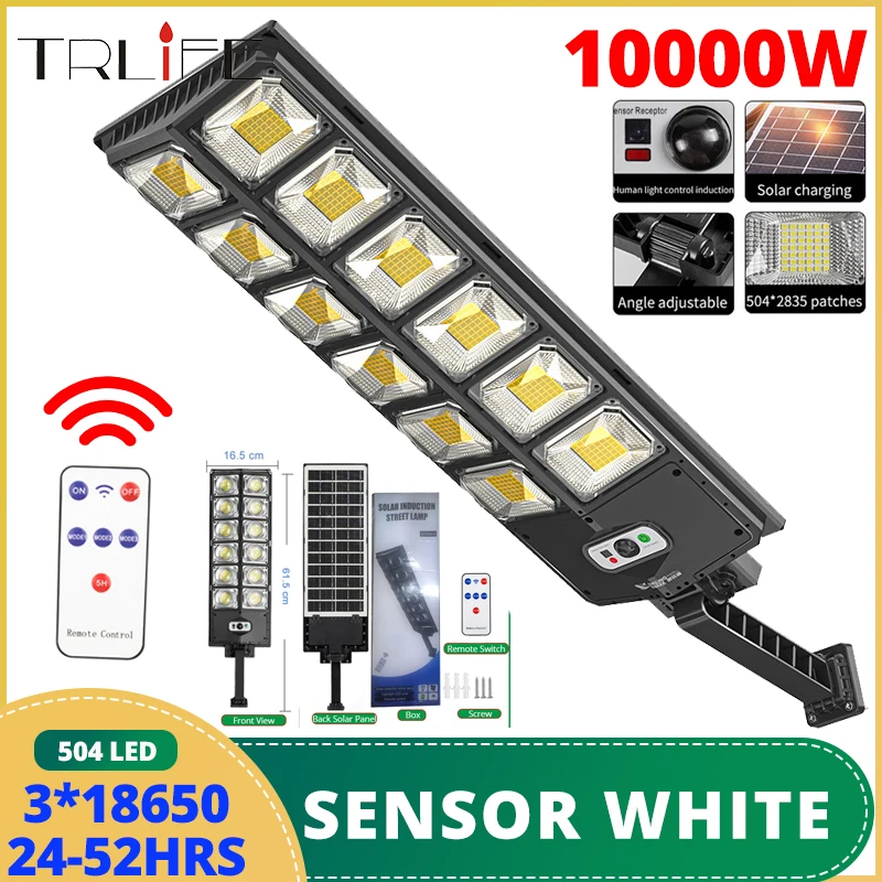 Новый 30000W светодиодный светильник уличная лампа индукционный уличный фонарь светильник солнечный, садовый, наружный светильник ing водонепроницаемый и светильник ning защита
