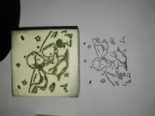 Mr Paper 4 diseños sello de madera patrón de animales serie Hojas de hierba El Principito bendición carillón de viento Zhuang Zhou Mengdie