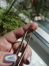 Vetus-Pinzas profesionales para pestañas, de acero inoxidable, antiestáticas, para extensión de pestañas postizas