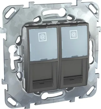

UNICA top graphite socket comp. 2nd cut. 5e with a field for the inscription (RJ45) mgu5.2020.12zd