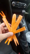 4 Uds portátil Auto coche Panel de Radio Clip de la puerta del Panel frontal instalador de eliminación de Audio palanca Kit de herramienta de reparación de herramienta de mano por PROSTORMER
