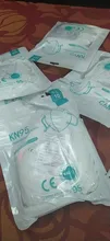 Mascarilla facial protectora KN95 de 5 capas, máscara respirador con filtro FPP2 FPP3 FFP3, 60 uds. CE FFP2