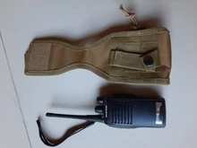 Bolsa de nailon 1000D para exteriores, bolsa de bolsillo para walkie-talkie de Radio, deportes tácticos, Molle