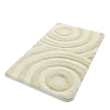 Bath Mat-mats | Mat Bath Mats Non Slip Anti Mould Mats Ivory Wave 60X100 Cm