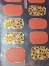 Stickers Decals Nail-Wraps-Strips Uv-Gel-Polish Full-Cover Manicure-Tool Colorful 16-Posts/1-Sheet