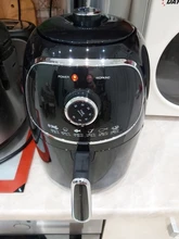 MIUI 2L Mini Air Fryer, MI-CYCLONE 360° Baking + Mechanical Oven, Power-saving & Precise