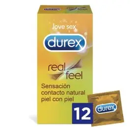 

CONDOMS DUREX REAL FEEL 12 PCs