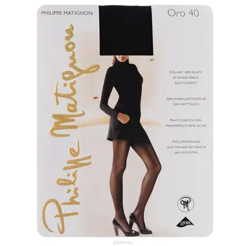 

Pantyhose Philippe Matignon Oro 40