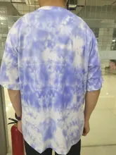 Algodón camiseta con oso Streetwear Verano de gran tamaño, camiseta de las mujeres Harajuku Tops de manga corta Tee Hip Hop teñido camiseta divertida