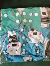 [Simfamily] 4 unids/set pañal de tela lavable cubierta de pañal ajustable reutilizable de tela pañales disponibles 0-3years 3-15kg bebé