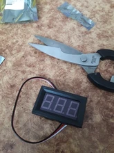 Detector DC Monitor Voltage-Meter Motorcycle Blue Green 12v-Capacity Car LED Red 3-Wires