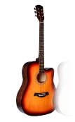 

Ft-221-3ts acoustic guitar 41 ", with neckline, sanberst, Fante