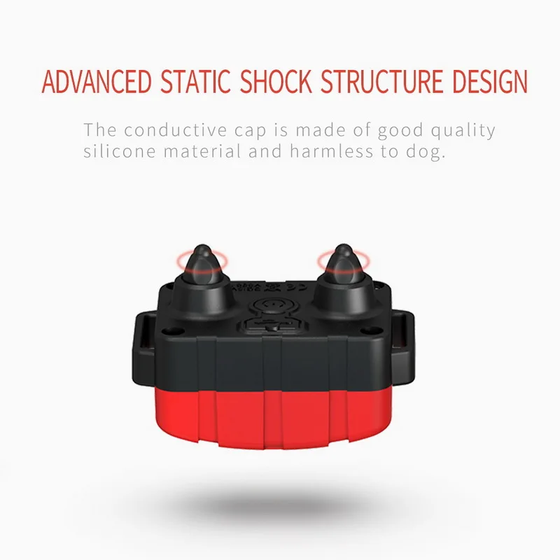 Водонепроницаемый Электрический против лая шок/вибрация/пчеловод тренировочный Воротник с 2 воротниками 100g2280