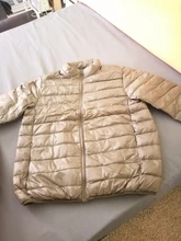 Chaqueta de plumón con cuello levantado para hombre, Parka ultraligera, prendas de vestir portátiles, a prueba de viento, chaqueta de plumón de pato blanco, 6XL, Otoño e Invierno