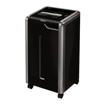 

Paper Shredder striped Powershred 325i with basket 83L cutting capacity 26 sheets black color and GrigioFELLOWES672.63