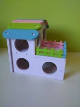 Sleeping-House Hamster Nest Animal-Supplies Small Luxury Home Cage Pet Wooden Hideout