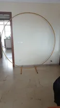 Arco Circular para fiesta de cumpleaños y boda, diámetro de 1,0 ~ 2,5 metros, decoración artesanal, accesorios de fondo para fiesta, marco de fondo con flores