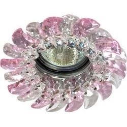 

Ceiling light, MR16 G5.3 with clear-pink glass, Chrome, with lamp, cd2316