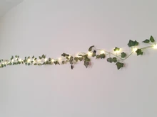 Vid Artificial reptil lagarto terrario decoración camaleones subir resto plantas hojas