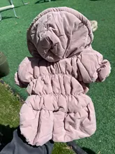 Hoodie Coat Outfit Warm-Dress Girl Dog Winter Princess New Floral 6-Sizes Bubble-Skirt