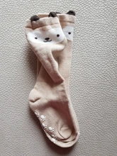 Calcetines antideslizantes de algodón para bebés, calcetín de 0 a 24M, hasta la rodilla, para niños y niñas, 1 par, 2020