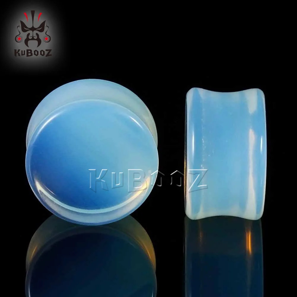 Wholesale Price Fashion Opal Stone Ear Plugs Tunnels Expanders Piercing Body Jewelry Earring Gauges Stretchers 36PCS