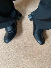 Botas de tacón bajo para mujer, botines con dedos separados, color blanco y negro, moda Primavera otoño 2020