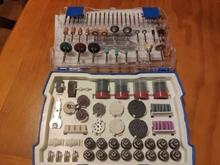 268PC Abrasive Rotary Tool Accessories Set Electric Mini Drill Bit Kit for Dremel Sanding
