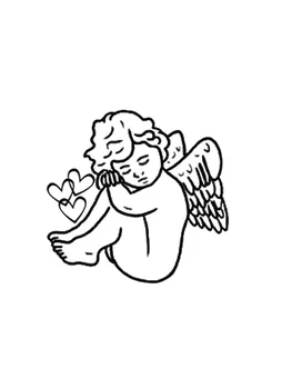 

Cupid-3 cm x 2 cm-Rectangular Mini (Set of 2 pcs)