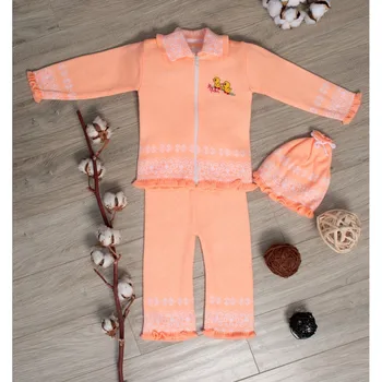 

AIVA suit for toddlers orange sweater pants hat Bell