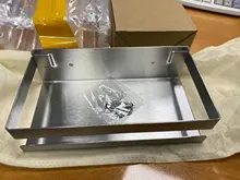 Bathroom Shelf Rack Storage-Organizer Wall-Mounted 304-Stainless-Steel Square Corner