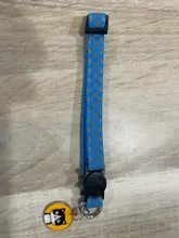 Pet-Collars Head-Pattern-Accessories Reflective Cats Buckles Pendants Adjustable Nylon